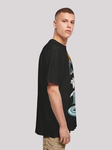 F4NT4STIC Shirt 'Tom und Jerry Perfectly In Tune' in Black