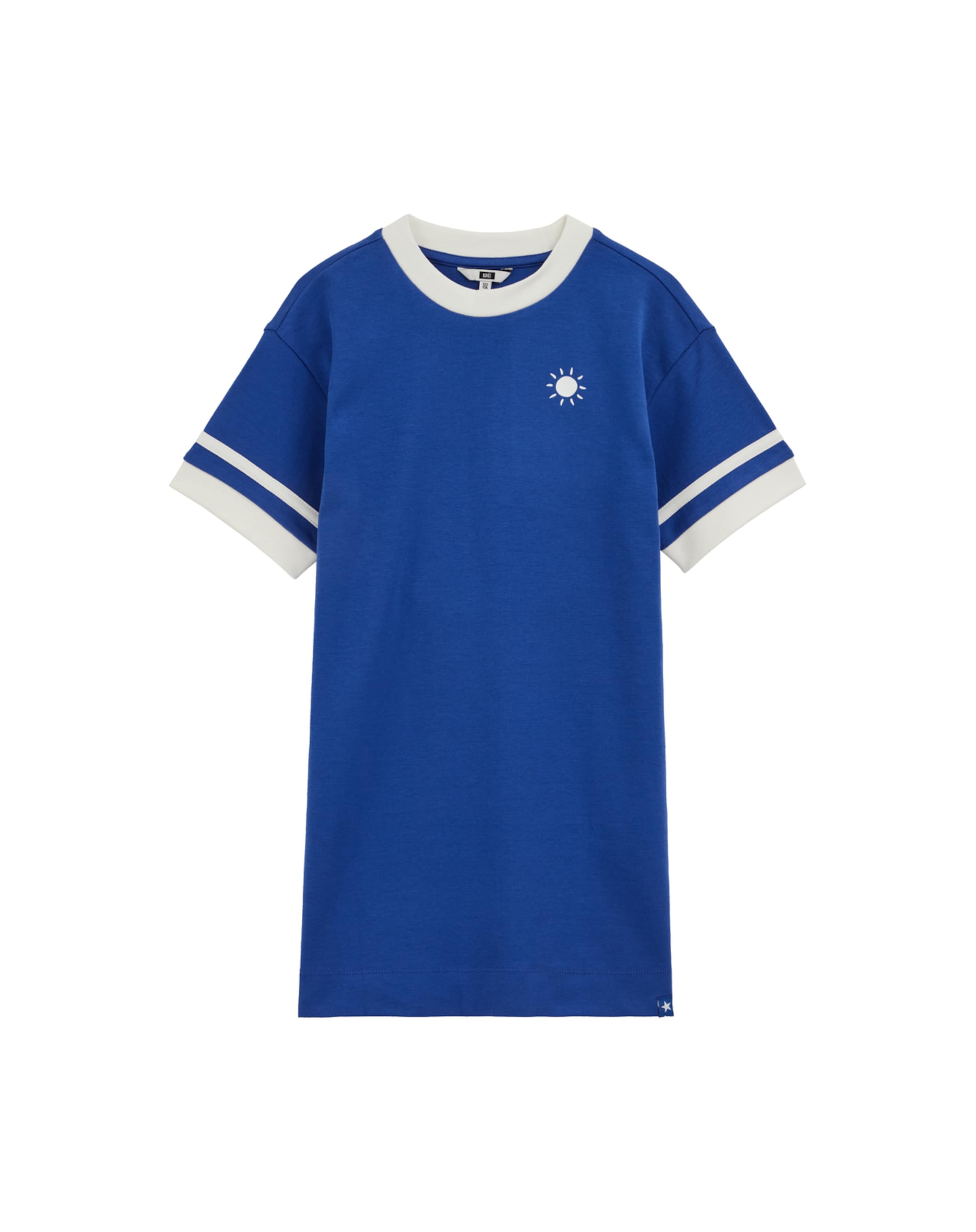 Rochie de la WE Fashion pe albastru: față