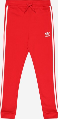 ADIDAS ORIGINALS Broek 'Trefoil' in Rood: voorkant