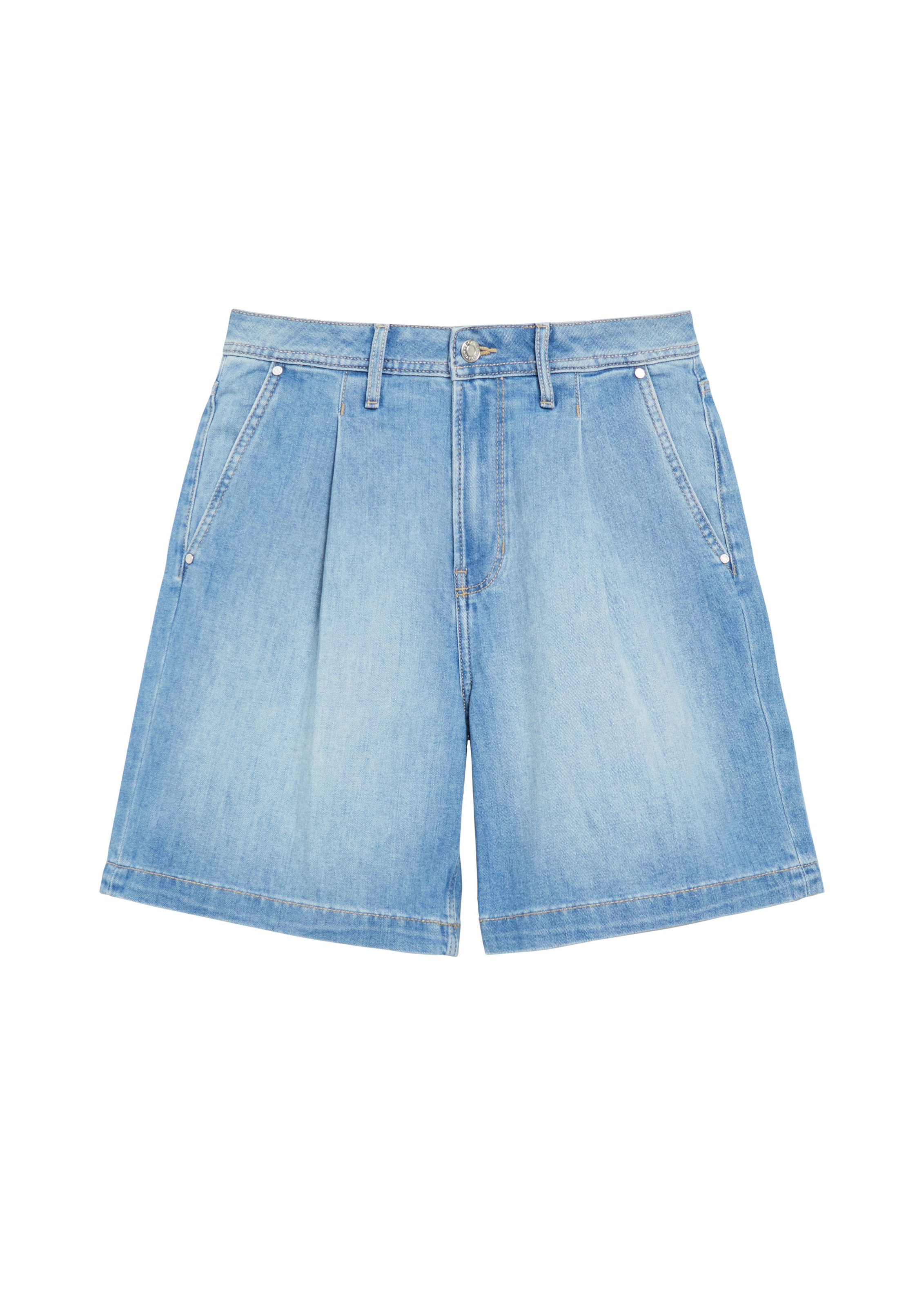 s.Oliver Regular Bandplooi jeans 'Suri' in Blauw: voorkant