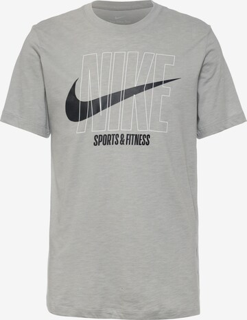 NIKE - Camisa funcionais 'Slub' em cinzento: frente