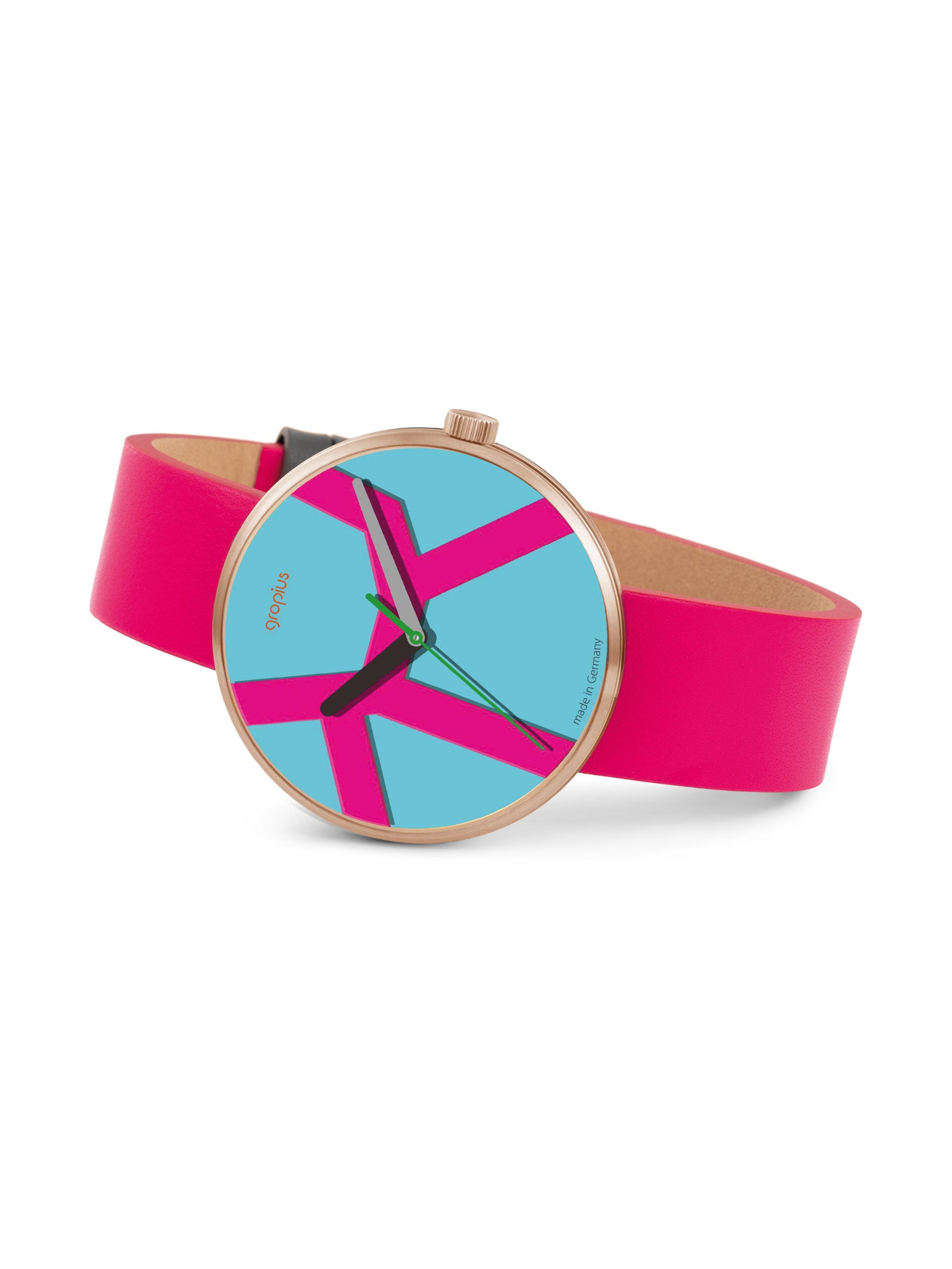 WALTER GROPIUS Analog Watch 'MOVE' in Pink