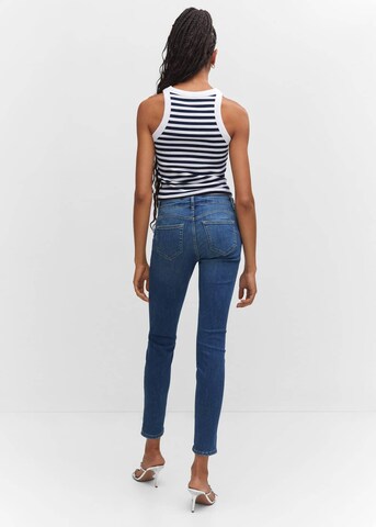 MANGO Skinny Jeans in Blauw