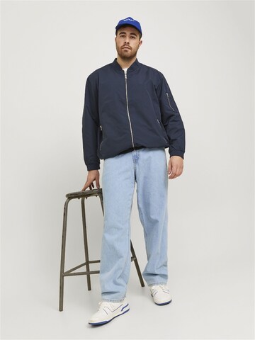 JACK & JONES Loosefit Jeans 'Chris' i blå