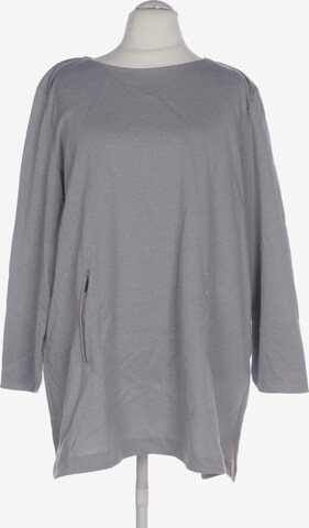 SAMOON Sweatshirt & Zip-Up Hoodie in 7XL in Grey: front