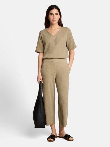 TOM TAILOR Loose fit Trousers in Green