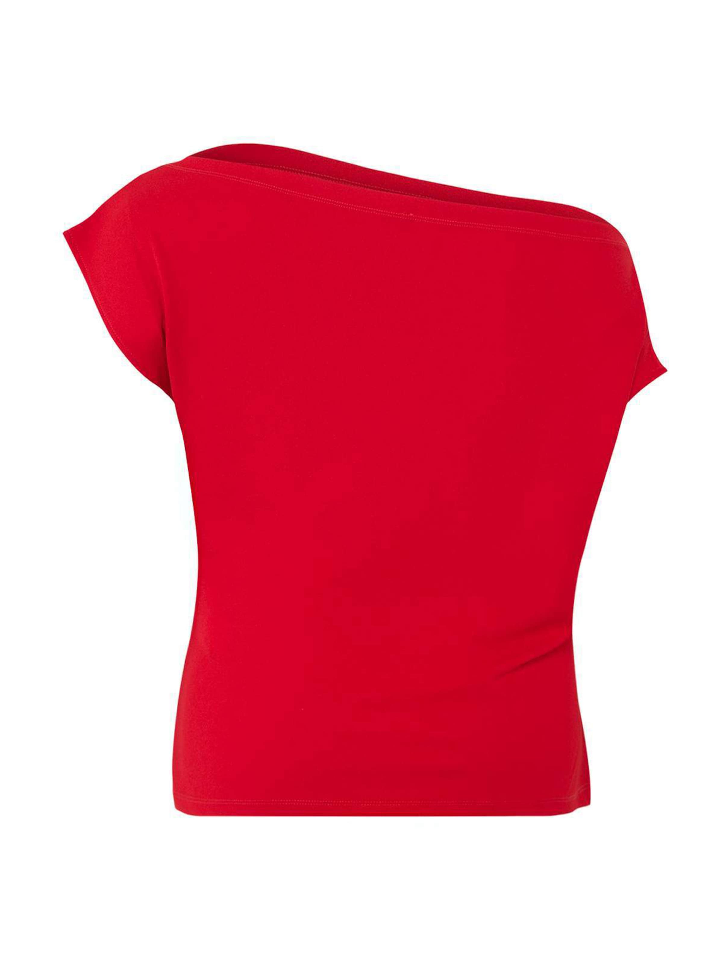 Trendyol Curve - Camiseta en rojo: frente
