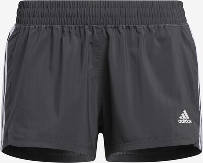 ADIDAS SPORTSWEAR Workout Pants 'Pacer 3-Stripes' in Anthracite / White, Item view