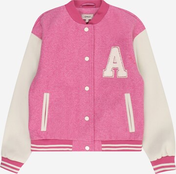 Veste mi-saison 'SILJA' KIDS ONLY en rose : devant