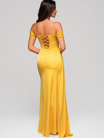 Ombre Evening dress in Yellow