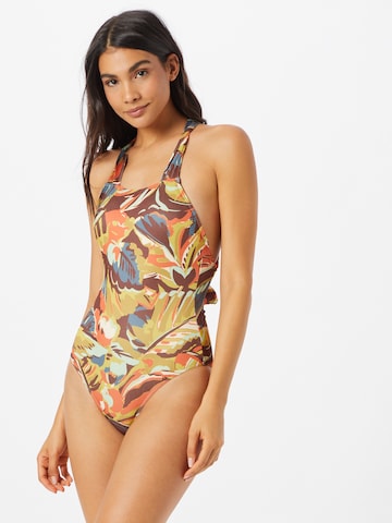 Maillot de bain Warehouse en orange : devant