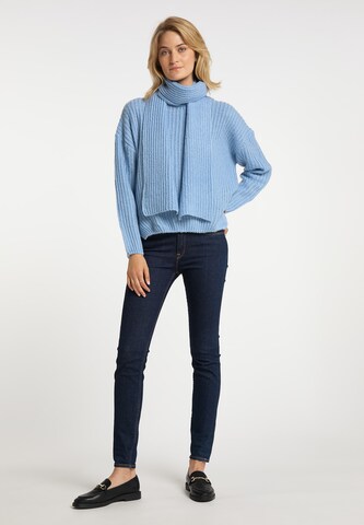 usha BLUE LABEL Pullover in Blau