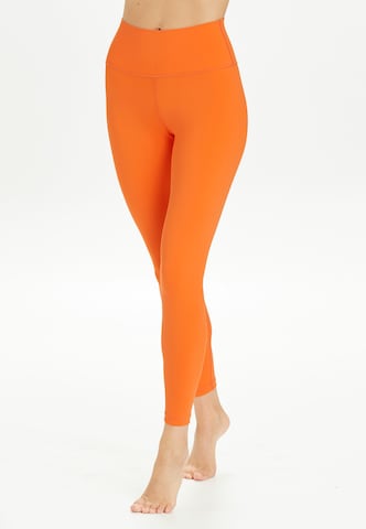 Athlecia Skinny Sporthose 'GABY' in Orange: predná strana