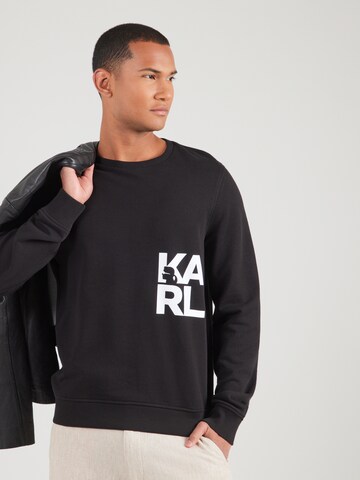 Karl Lagerfeld Sweatshirt in Schwarz: Vorderseite