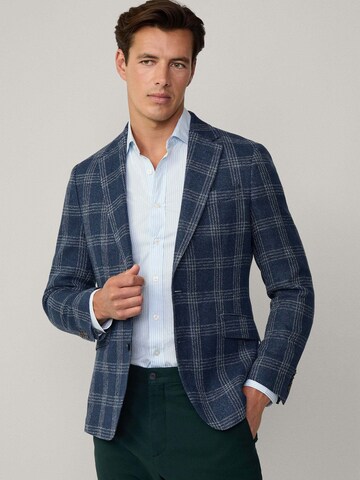 Hackett London Regular Fit Sakko in Blau: Vorderseite