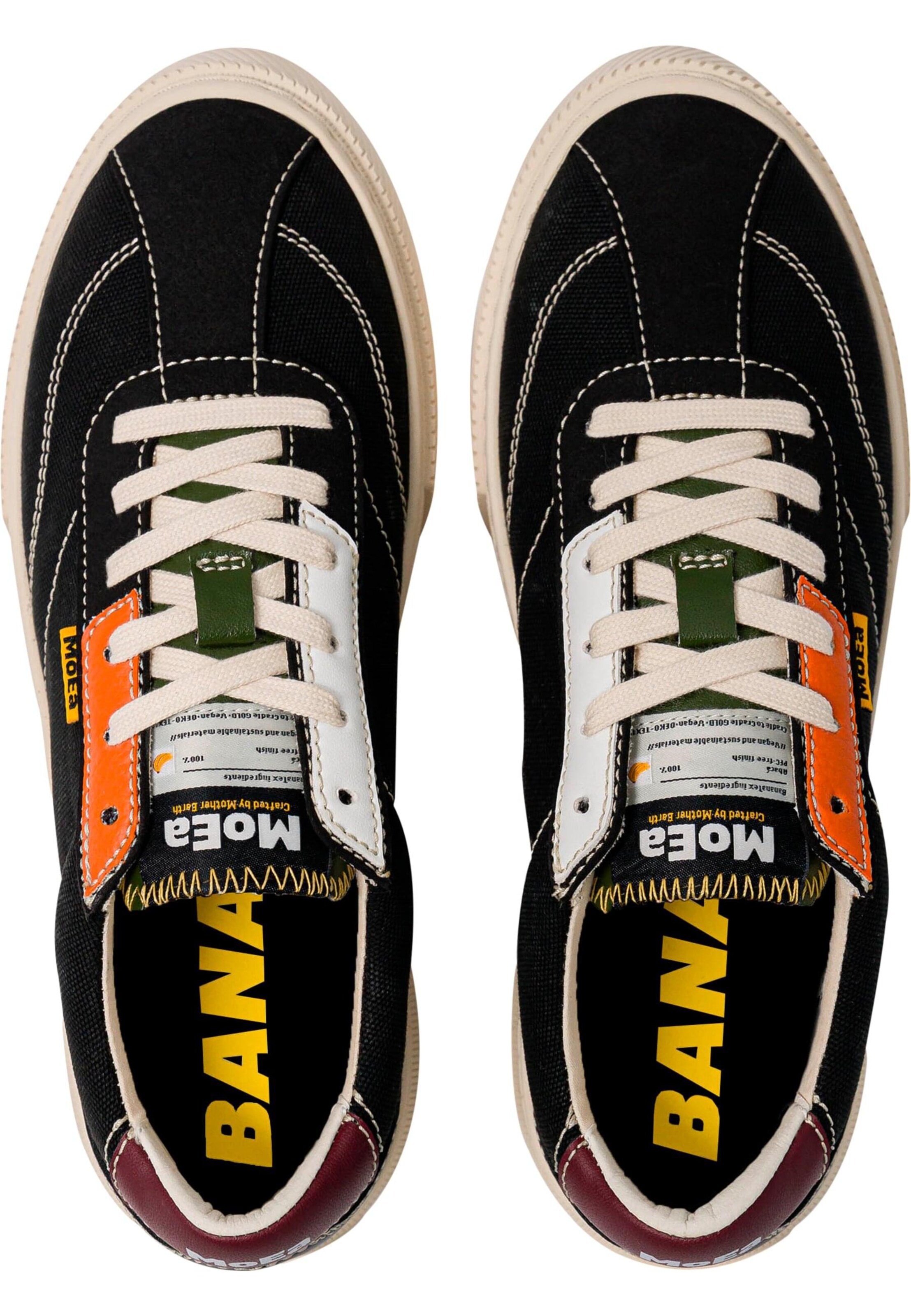 MoEa Sneakers laag 'Gen4 - Banana All In' in Zwart