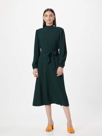 Warehouse - Vestido em verde: frente