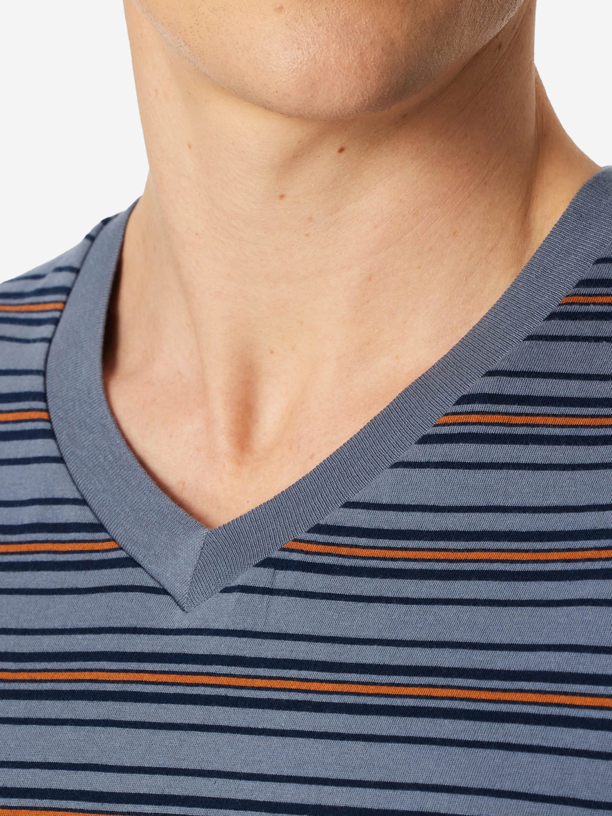 Pyjama court ' Casual Nightwear ' SCHIESSER en bleu