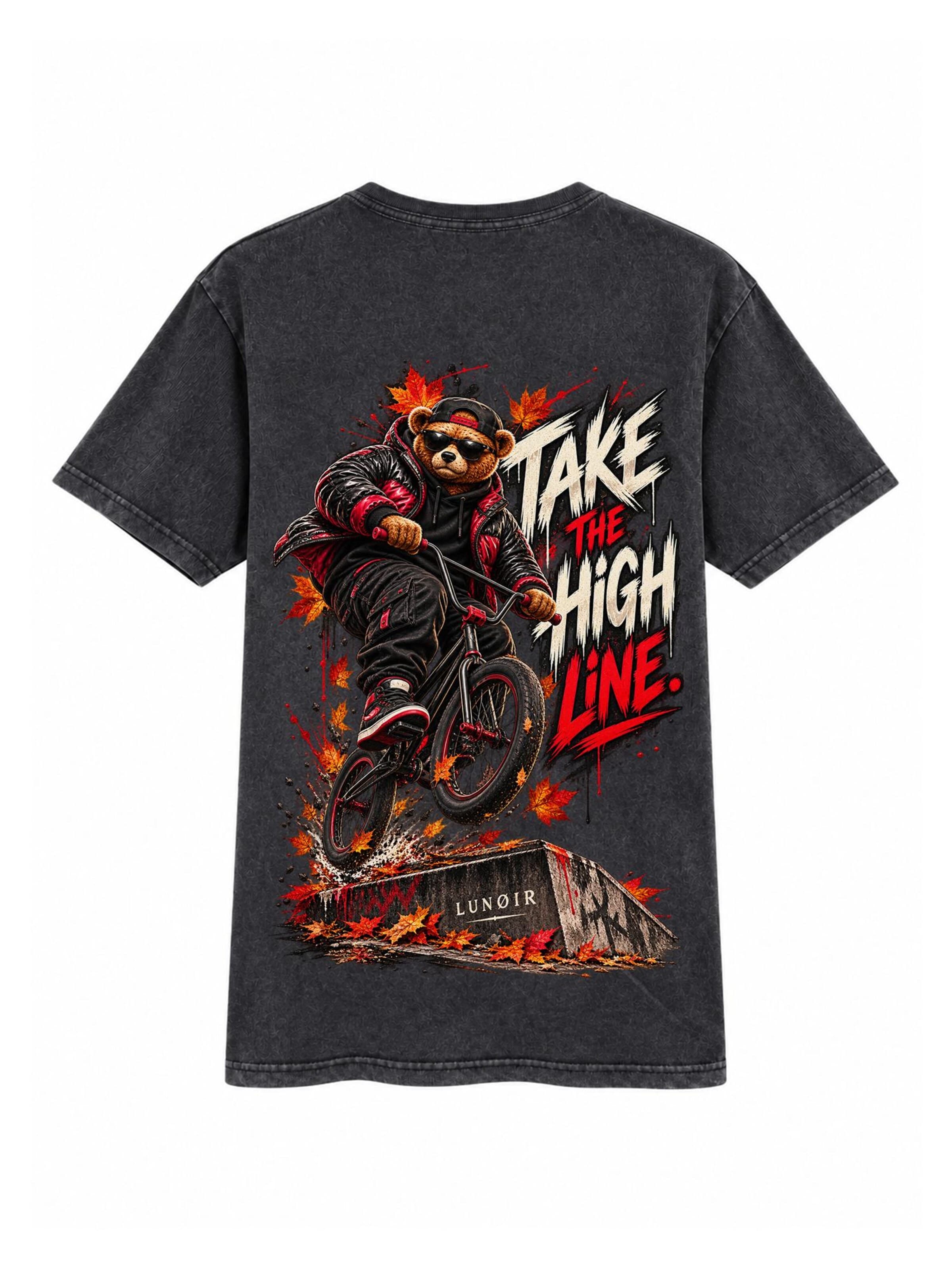 LUNØIR Studio Shirt 'BOSS BMX High Line' in Black: front
