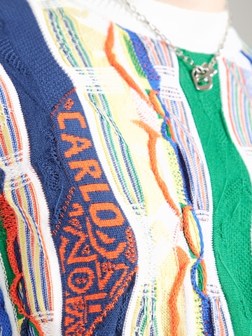 Pull-over Carlo Colucci en blanc