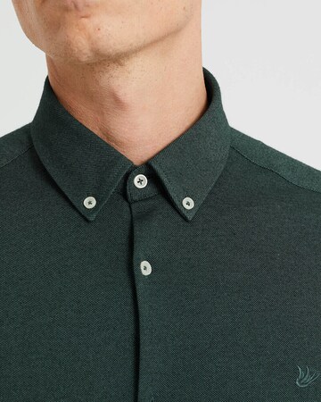 WE Fashion Slim fit Button Up Shirt in Green