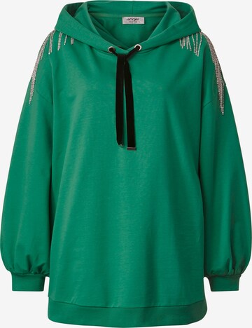 Angel of Style Sweatshirt in Green: front