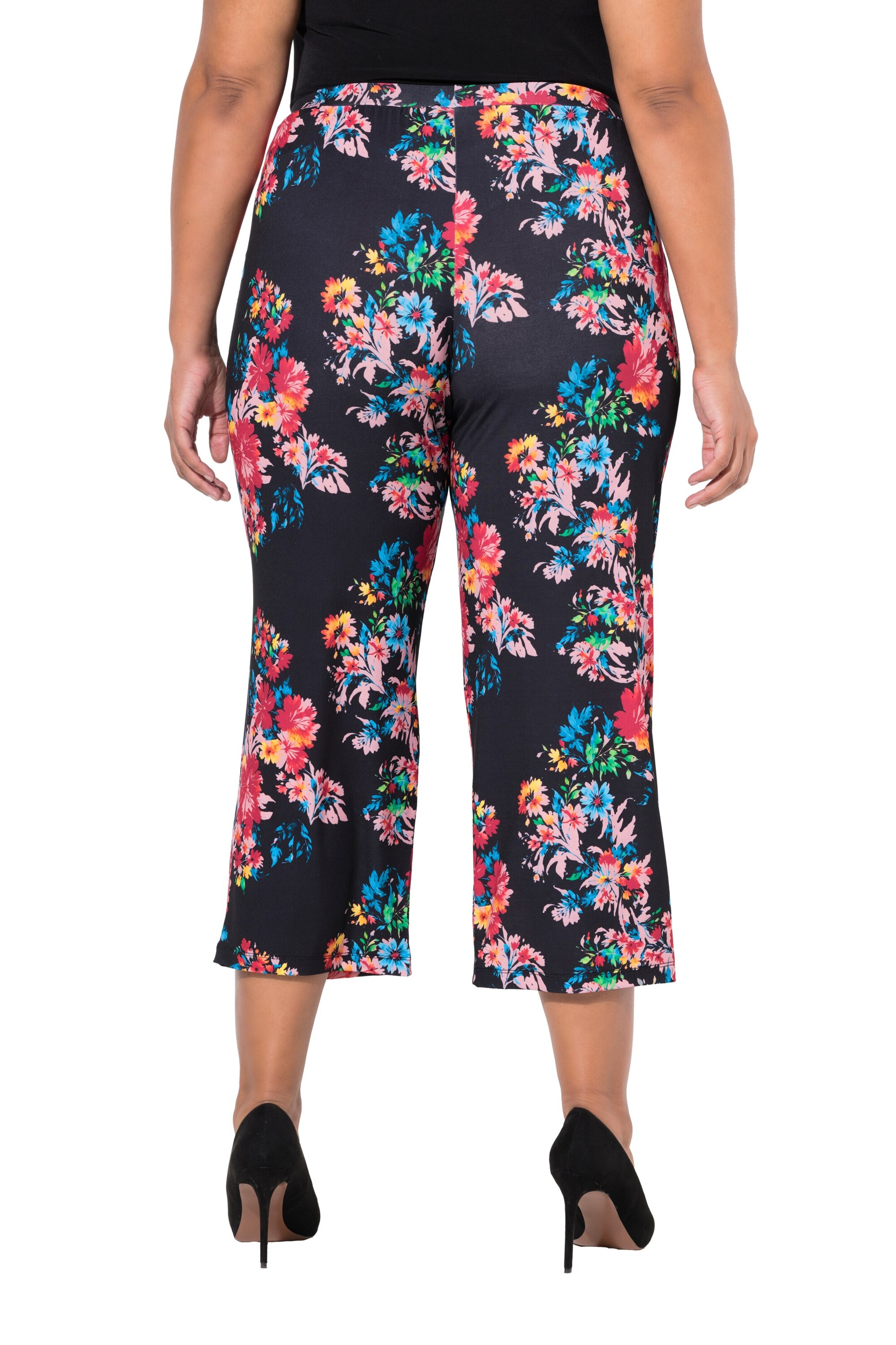 Ulla Popken Regular Broek in Zwart