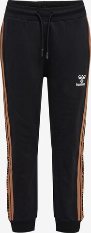 Effilé Pantalon 'STREET' Hummel en noir : devant