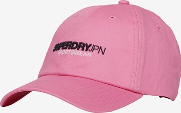 Superdry Cap in Pink: front