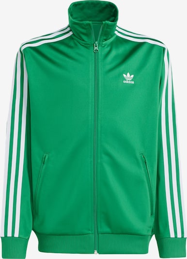 ADIDAS ORIGINALS Veste de survêtement 'Adicolor Firebird' en vert / blanc, Vue avec produit