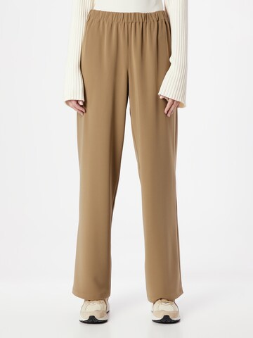 modström Wide leg Broek 'Perry' in Beige: voorkant