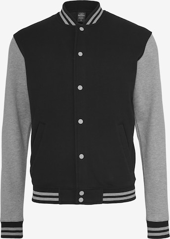 Urban Classics Between-Season Jacket in Black: front