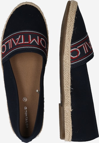 TOM TAILOR Espadrilles in Blauw