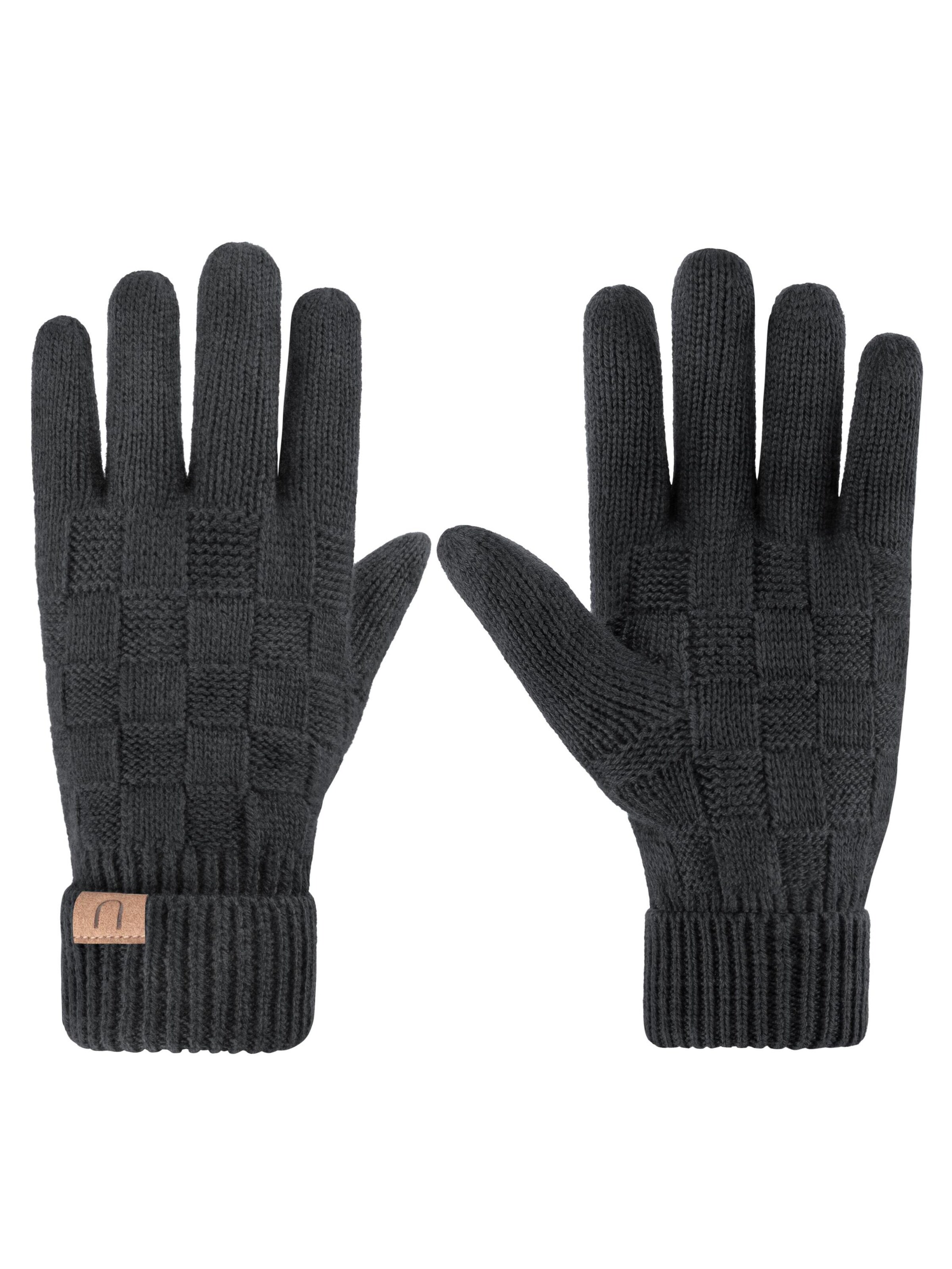 normani Vingerhandschoenen 'Yuma' in de kleur Antraciet, Productweergave