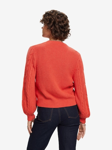 ESPRIT Knit Cardigan in Red