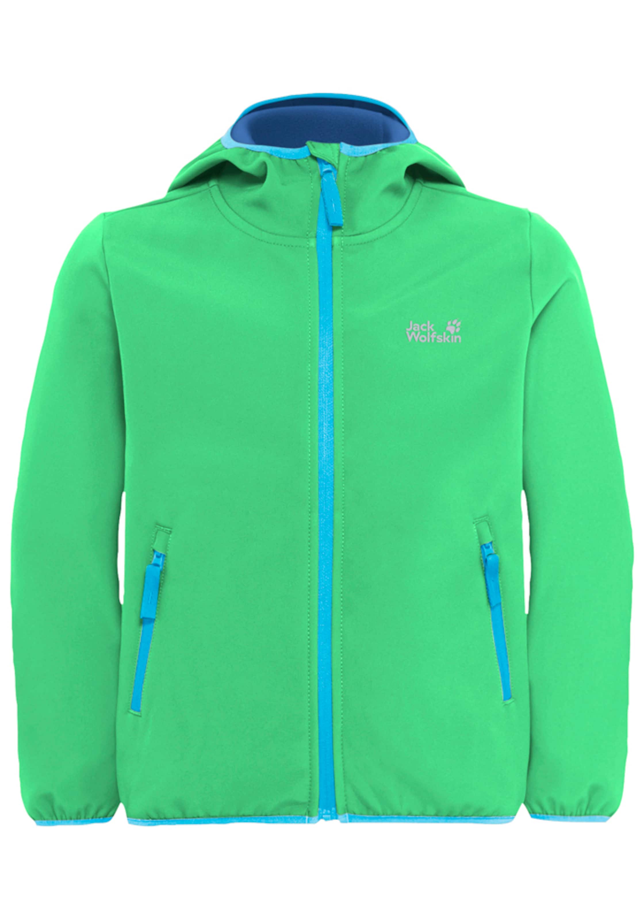 JACK WOLFSKIN Outdoorjacke 'Fourwinds' in Grün: Vorderseite