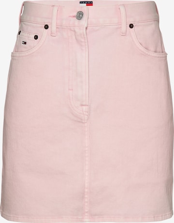 Jupe Tommy Jeans en rose : devant