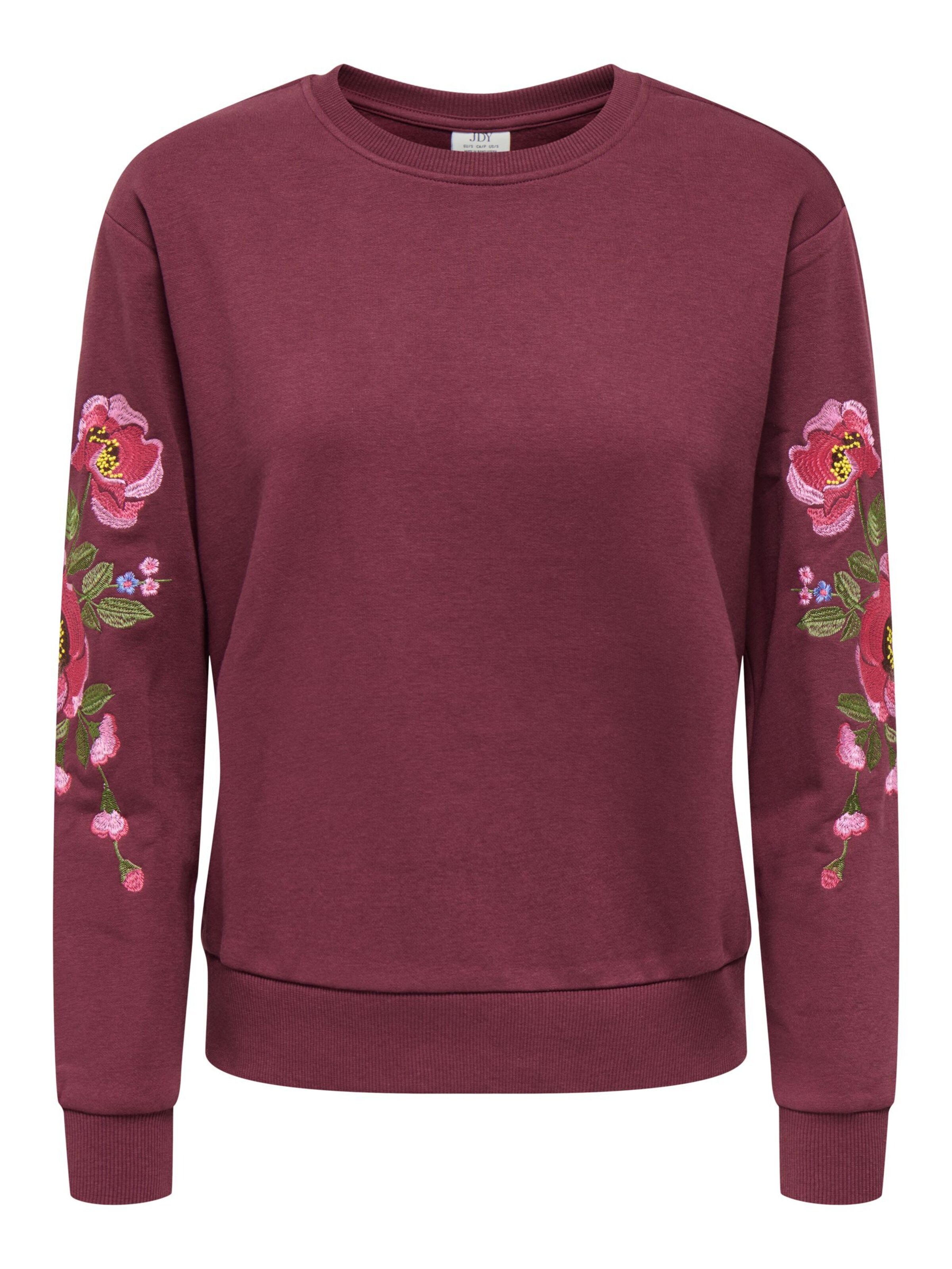 JDY Sweatshirt 'JDYPARIS' in Red: front