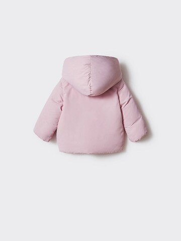 MANGO KIDS Zimska jakna 'COPO 5' | roza barva