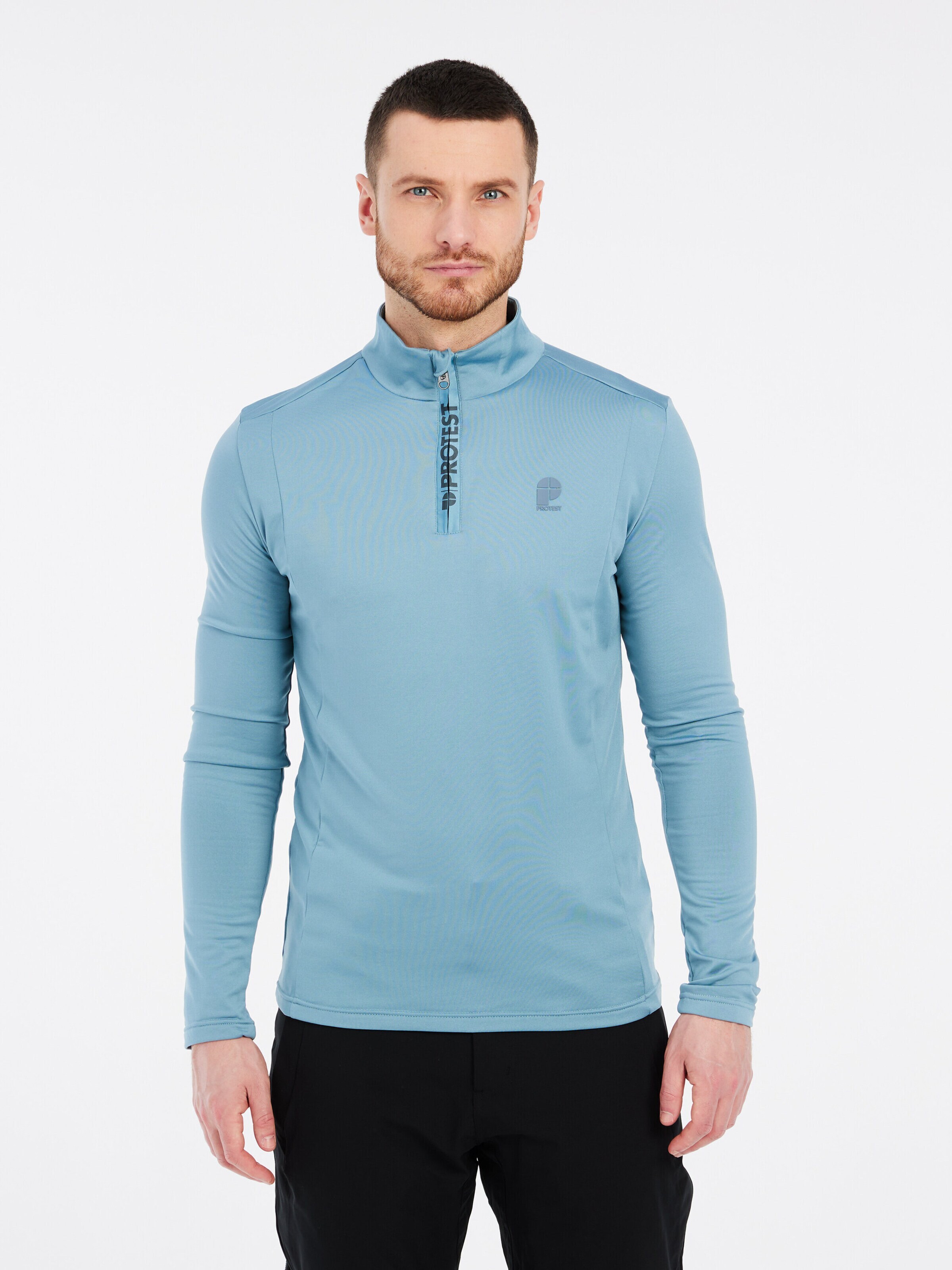 PROTEST Sportsweatshirt 'REWILL' in Blauw: voorkant