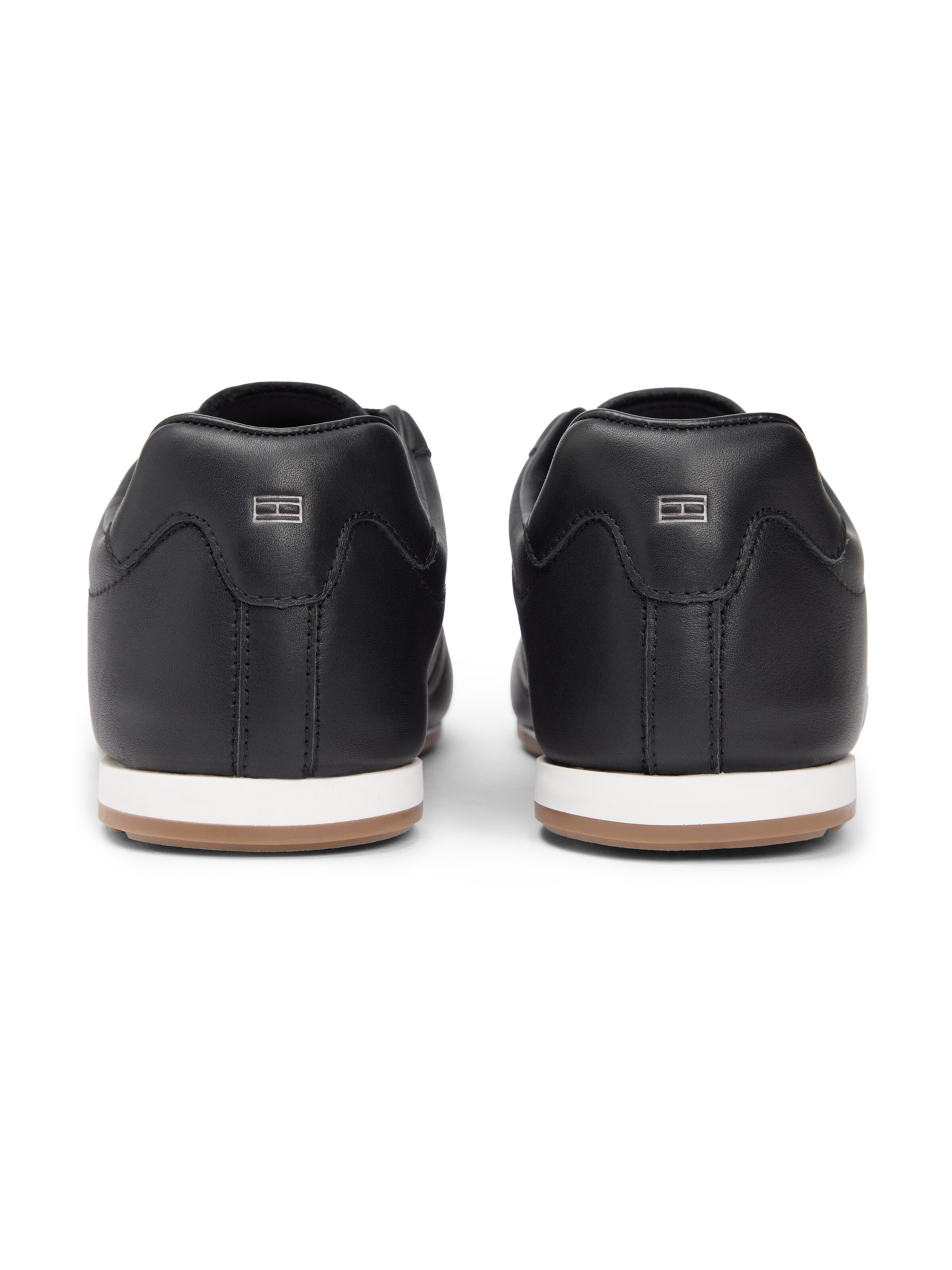 TOMMY HILFIGER Ниски маратонки в черно