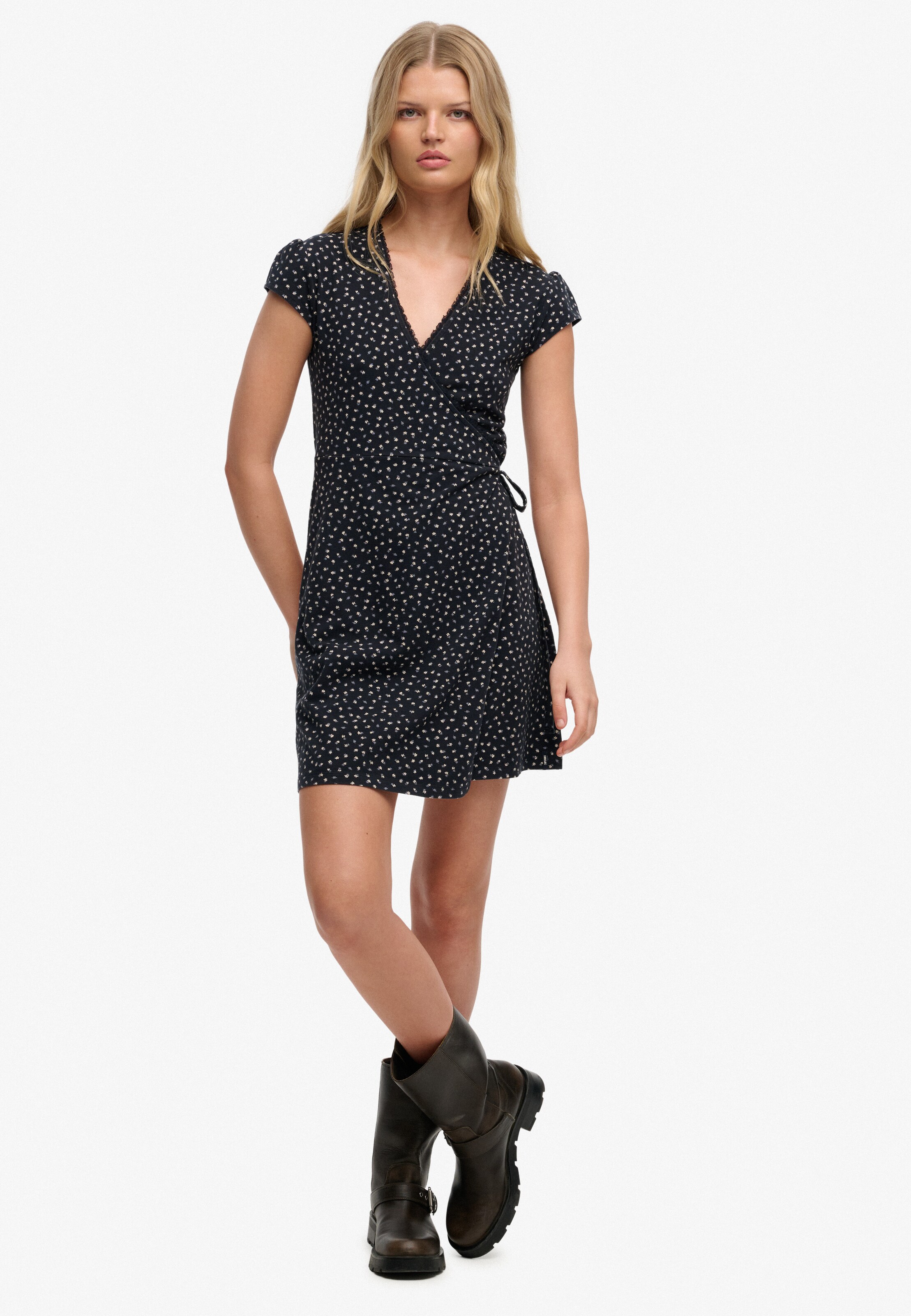 Superdry & Co Summer dress 'ATHLETIC ESSENTIAL' in Blue