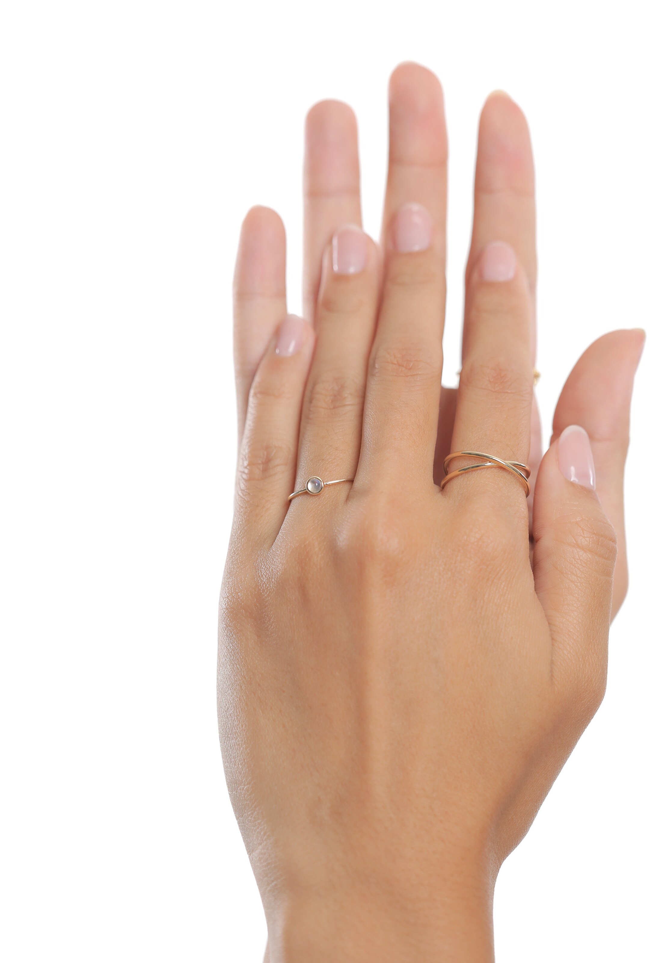 Bague ELLI PREMIUM en or : devant