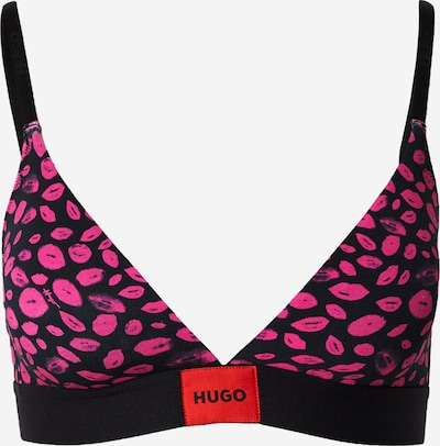 HUGO BH in pink / feuerrot / schwarz, Produktansicht