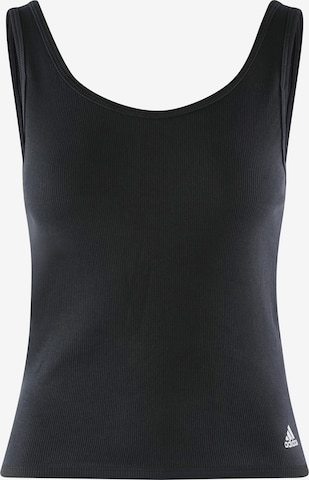 ADIDAS SPORTSWEAR Sports Top in Black: front