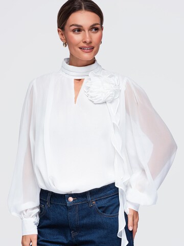 Camicia da donna di Ombre in bianco