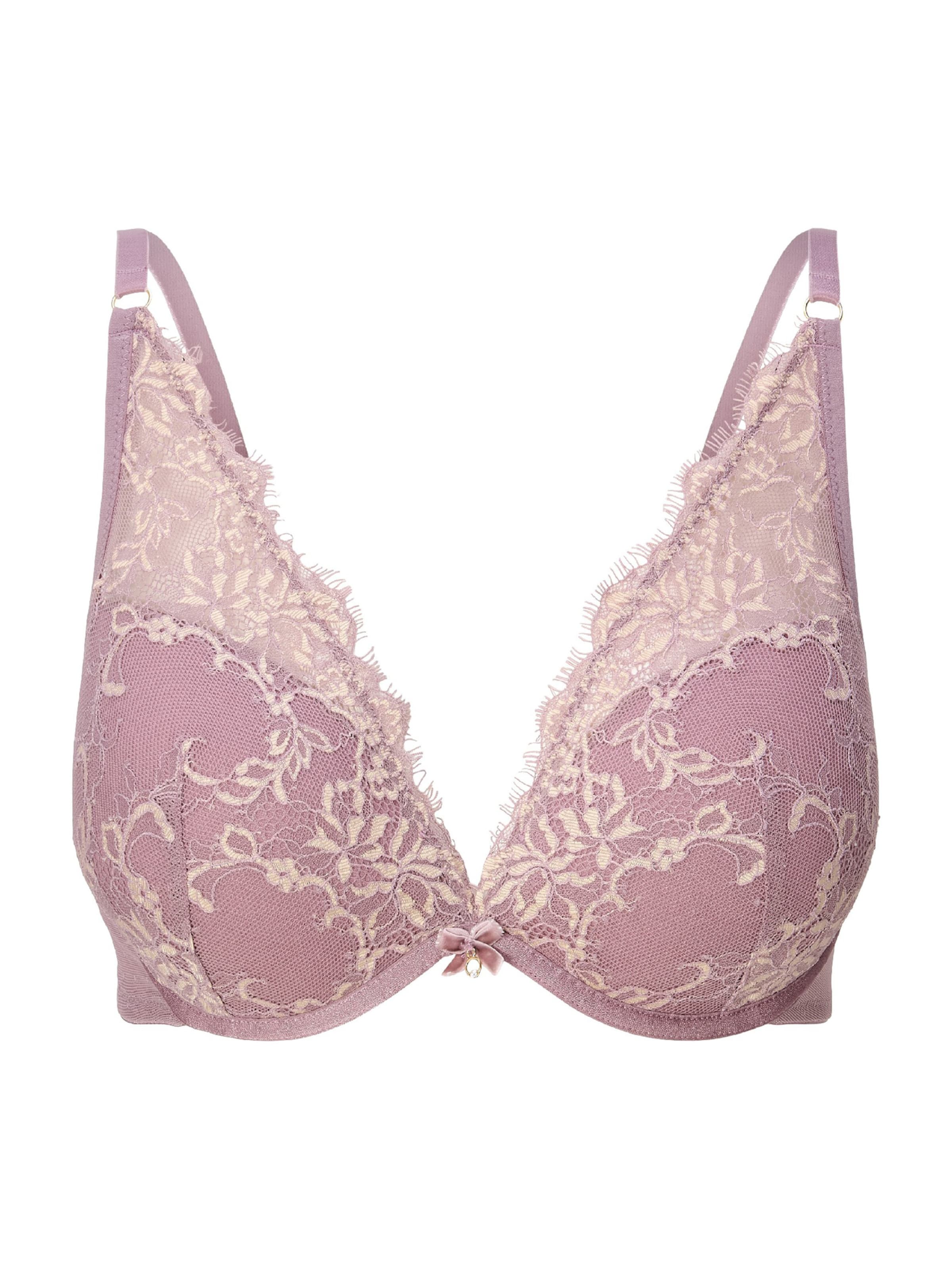 LingaDore - Triángulo Sujetador en rosa: frente