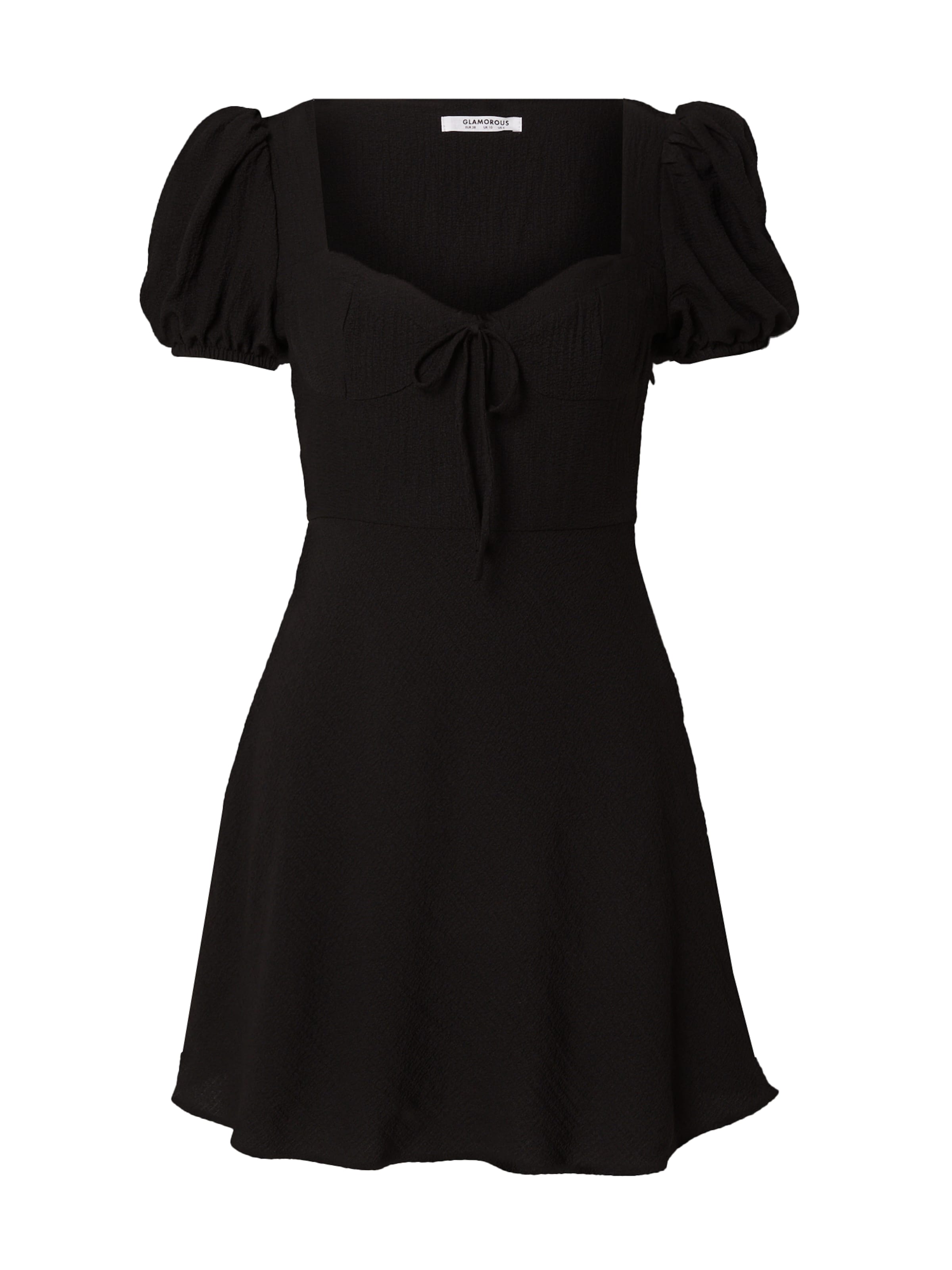 GLAMOROUS Koktejlové šaty – černá: přední strana