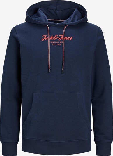 JACK & JONES Mikina 'HENRY' - námornícka modrá / oranžová, Produkt