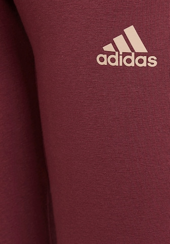 ADIDAS SPORTSWEAR Skinny Workout Pants in Red